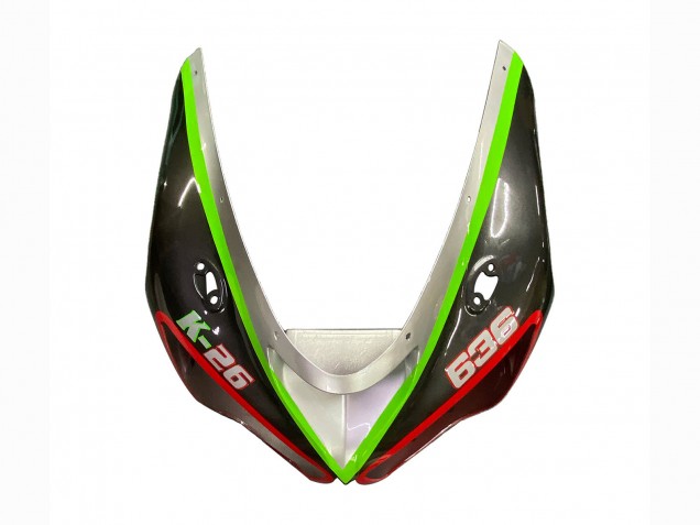 Preisgünstige Kawasaki ZX6R Motorrad Verkleidung 2005-2006 - Schwarz Silber Grun Rot K 26