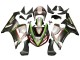 Preisgünstige Kawasaki ZX6R Motorrad Verkleidung 2005-2006 - Schwarz Silber Grun Rot K 26
