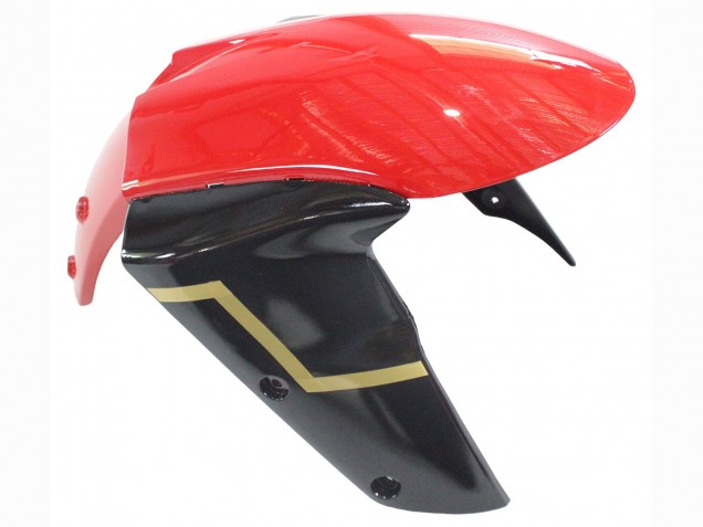 Preisgünstige Kawasaki ZX6R Motorrad Verkleidung 2005-2006 - Rot Gelb Schwarz