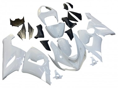 Preisgünstige Kawasaki ZX6R Motorrad Verkleidung 2005-2006 - Weiss