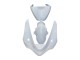 Preisgünstige Kawasaki ZX6R Motorrad Verkleidung 2005-2006 - Weiss