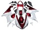 Preisgünstige Kawasaki ZX6R Motorrad Verkleidung 2005-2006 - Weiss Rot