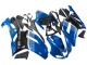 Preisgünstige Kawasaki ZX6R Motorrad Verkleidung 2007-2008 - Schwarz Blauer Elf