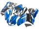Preisgünstige Kawasaki ZX6R Motorrad Verkleidung 2007-2008 - Schwarz Blauer Elf
