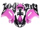 Preisgünstige Kawasaki ZX6R Motorrad Verkleidung 2007-2008 - Schwarz Rosa Ninja