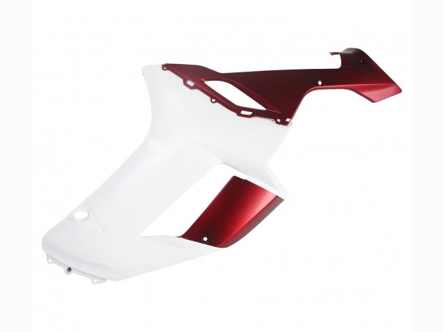 Preisgünstige Kawasaki ZX6R Motorrad Verkleidung 2007-2008 - Weiss Rot