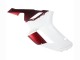 Preisgünstige Kawasaki ZX6R Motorrad Verkleidung 2007-2008 - Weiss Rot