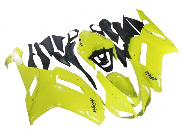 Preisgünstige Kawasaki ZX6R Motorrad Verkleidung 2007-2008 - Gelb Ninja