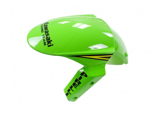 Preisgünstige Kawasaki ZX6R Motorrad Verkleidung 2009-2012 - Grun Glanzendes Schwarz Gelb Weiss Rot Elf Monster