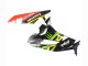Preisgünstige Kawasaki ZX6R Motorrad Verkleidung 2009-2012 - Grun Glanzendes Schwarz Gelb Weiss Rot Elf Monster