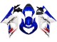 Preisgünstige Suzuki GSXR1000 Motorrad Verkleidung 2000-2002 - Weiss Blau Rot