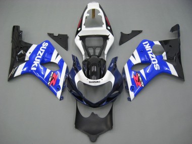 Preisgünstige Suzuki GSXR1000 Motorrad Verkleidung 2000-2002 - Weiss Blau Schwarz Rot