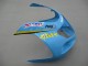 Preisgünstige Suzuki GSXR1000 Motorrad Verkleidung 2000-2002 - Hellblau Gelb Schwarz Motul Rizla