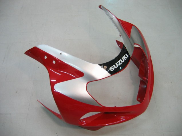 Preisgünstige Suzuki GSXR1000 Motorrad Verkleidung 2000-2002 - Rot Silber Weiss Schwarz