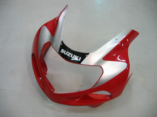 Preisgünstige Suzuki GSXR1000 Motorrad Verkleidung 2000-2002 - Rot Silber Weiss Schwarz