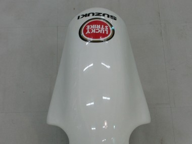 Preisgünstige Suzuki GSXR1000 Motorrad Verkleidung 2000-2002 - Weiss Rot Lucky Strike