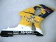 Preisgünstige Suzuki GSXR1000 Motorrad Verkleidung 2000-2002 - Gelb Dunkel Blau Weiss Motul Corona