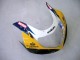Preisgünstige Suzuki GSXR1000 Motorrad Verkleidung 2000-2002 - Gelb Dunkel Blau Weiss Motul Corona