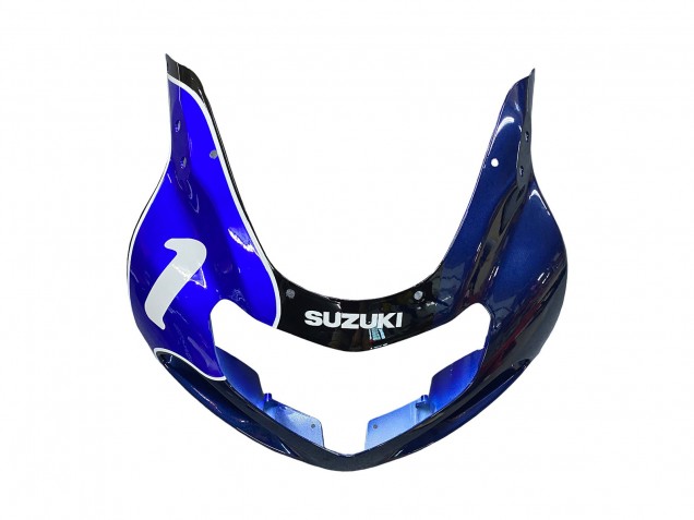 Preisgünstige Suzuki GSXR1000 Motorrad Verkleidung 2000-2002 - Blau Weiss Silber Castrol Dunlop
