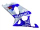 Preisgünstige Suzuki GSXR1000 Motorrad Verkleidung 2000-2002 - Blau Weiss Silber Castrol Dunlop