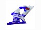 Preisgünstige Suzuki GSXR1000 Motorrad Verkleidung 2000-2002 - Blau Weiss Silber Castrol Dunlop