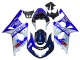 Preisgünstige Suzuki GSXR1000 Motorrad Verkleidung 2000-2002 - Blau Weiss Silber Castrol Dunlop