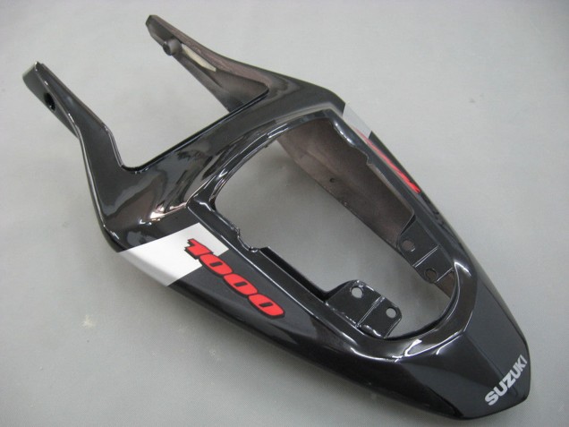 Preisgünstige Suzuki GSXR 1000 Motorrad Verkleidung 2003-2004 - Glanzendes Schwarz Weiss Grau Rot