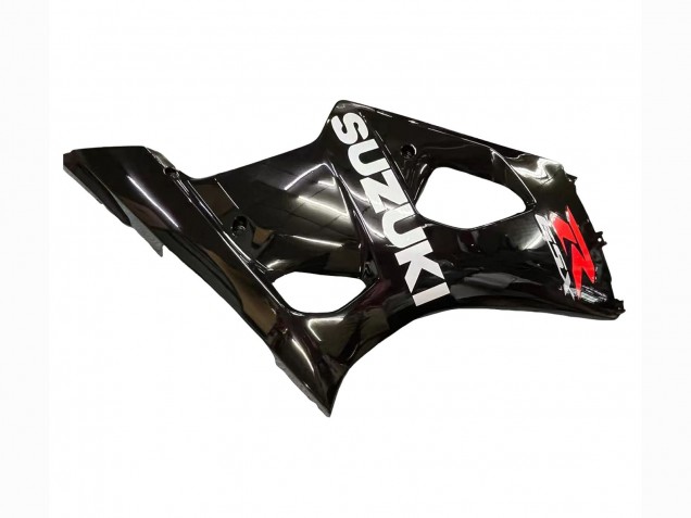 Preisgünstige Suzuki GSXR 1000 Motorrad Verkleidung 2003-2004 - Glanzendes Schwarz Weiss Rot Aufkleber