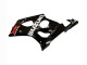 Preisgünstige Suzuki GSXR 1000 Motorrad Verkleidung 2003-2004 - Glanzendes Schwarz Weiss Rot Aufkleber