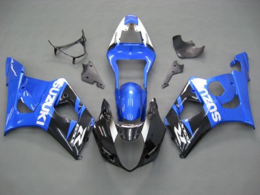 Preisgünstige Suzuki GSXR 1000 Motorrad Verkleidung 2003-2004 - Blau Weiss Schwarz