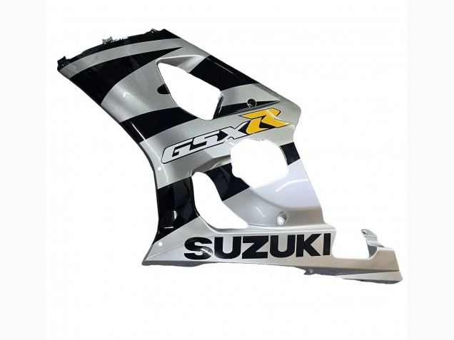 Preisgünstige Suzuki GSXR 1000 Motorrad Verkleidung 2003-2004 - Glanzendes Schwarz Silber Grau Gelb