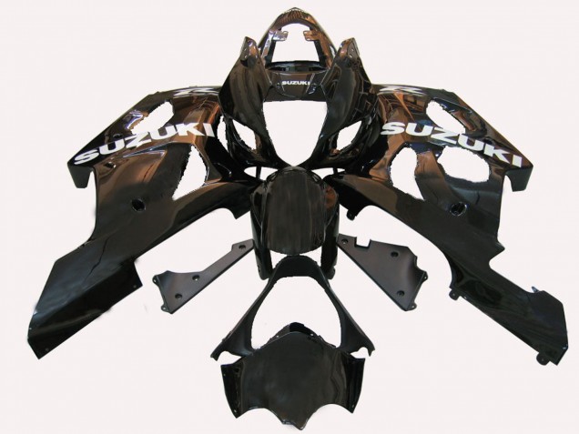 Preisgünstige Suzuki GSXR 1000 Motorrad Verkleidung 2003-2004 - Matt Glanzendes Schwarz