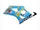 Preisgünstige Suzuki GSXR 1000 Motorrad Verkleidung 2003-2004 - Hellblau Gelb Schwarz Rizla Motul