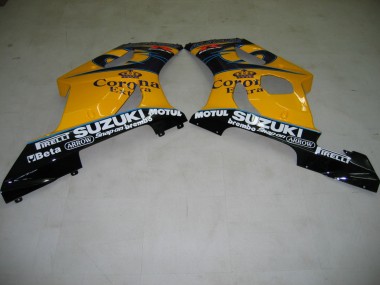 Preisgünstige Suzuki GSXR 1000 Motorrad Verkleidung 2003-2004 - Gelb Weiss Blau Schwarz Corona