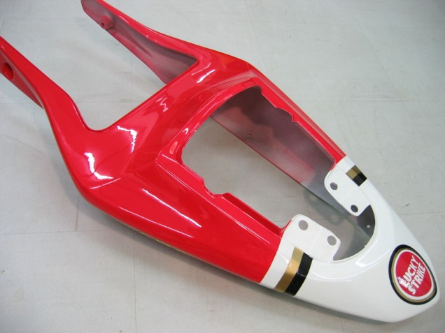 Preisgünstige Suzuki GSXR 1000 Motorrad Verkleidung 2003-2004 - Weiss Rot Motul Lucky Strike