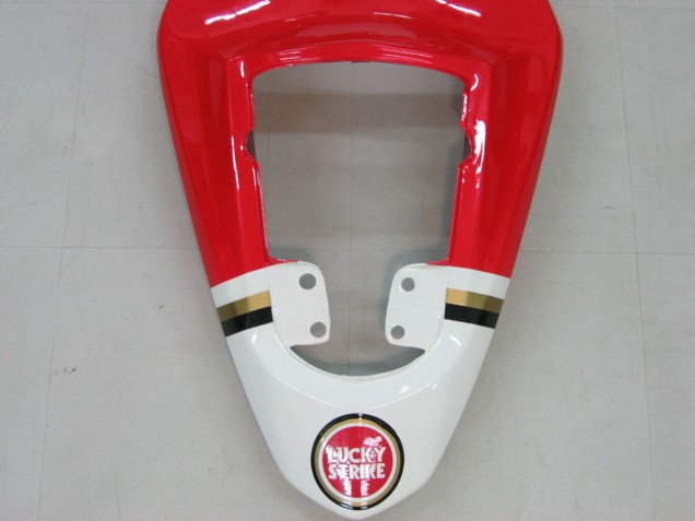 Preisgünstige Suzuki GSXR 1000 Motorrad Verkleidung 2003-2004 - Weiss Rot Motul Lucky Strike
