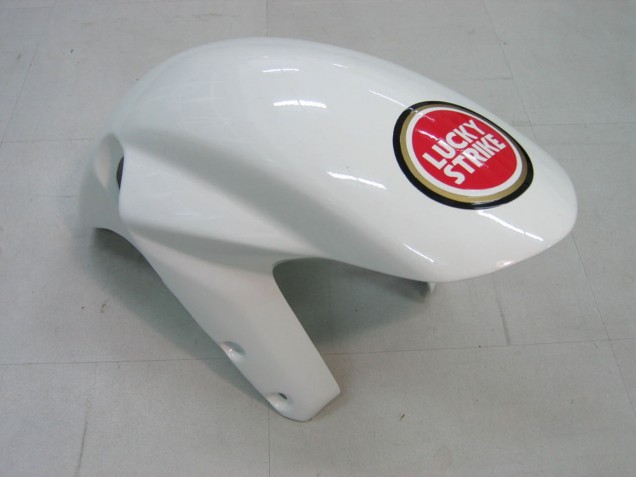 Preisgünstige Suzuki GSXR 1000 Motorrad Verkleidung 2003-2004 - Weiss Rot Motul Lucky Strike