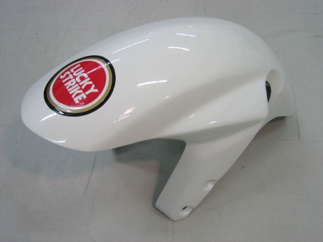 Preisgünstige Suzuki GSXR 1000 Motorrad Verkleidung 2003-2004 - Weiss Rot Motul Lucky Strike
