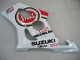 Preisgünstige Suzuki GSXR 1000 Motorrad Verkleidung 2003-2004 - Weiss Rot Motul Lucky Strike