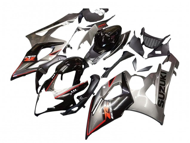 Preisgünstige Suzuki GSXR 1000 Motorrad Verkleidung 2005-2006 - Silber Schwarz Rot