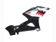 Preisgünstige Suzuki GSXR 1000 Motorrad Verkleidung 2005-2006 - Glanzendes Schwarz Rot Weiss Hai