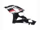 Preisgünstige Suzuki GSXR 1000 Motorrad Verkleidung 2005-2006 - Glanzendes Schwarz Rot Weiss Hai