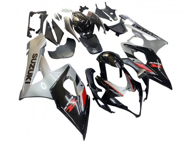 Preisgünstige Suzuki GSXR 1000 Motorrad Verkleidung 2005-2006 - Schwarz Grau Rot