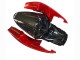 Preisgünstige Suzuki GSXR 1000 Motorrad Verkleidung 2005-2006 - Rot Glanzendes Schwarz