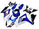 Preisgünstige Suzuki GSXR 1000 Motorrad Verkleidung 2007-2008 - Weiss Blau Schwarz Rot