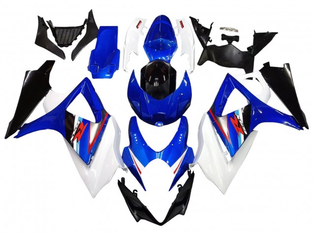 Preisgünstige Suzuki GSXR 1000 Motorrad Verkleidung 2007-2008 - Weiss Blau Schwarz Rot