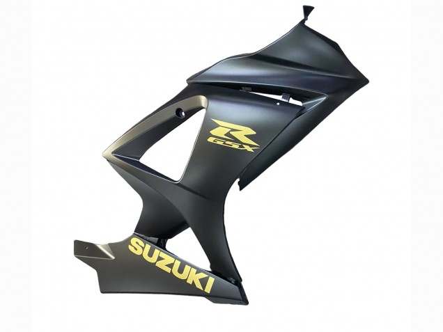 Preisgünstige Suzuki GSXR 1000 Motorrad Verkleidung 2007-2008 - Matt Schwarz Gold Aufkleber