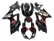 Preisgünstige Suzuki GSXR 1000 Motorrad Verkleidung 2007-2008 - Schwarz Rot Flamme
