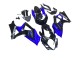 Preisgünstige Suzuki GSXR 1000 Motorrad Verkleidung Kit 2007-2008 - Blau Glanzendes Schwarz