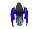 Preisgünstige Suzuki GSXR 1000 Motorrad Verkleidung Kit 2007-2008 - Blau Glanzendes Schwarz